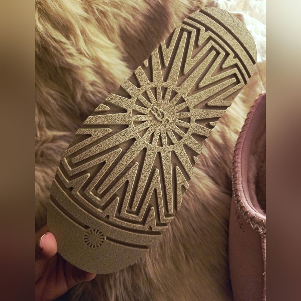 UGG Tazz II Pink Diamond Suede Shearling-Lined - Picture 5 of 6